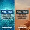Signmission Off Road Dyed Diesel Fuel Only OSHA Notice Sign, Vinyl Decal, 5in W x 3.5in L, 2PK OS-2PACK-NS-D-35-L-16927 - alternate 3